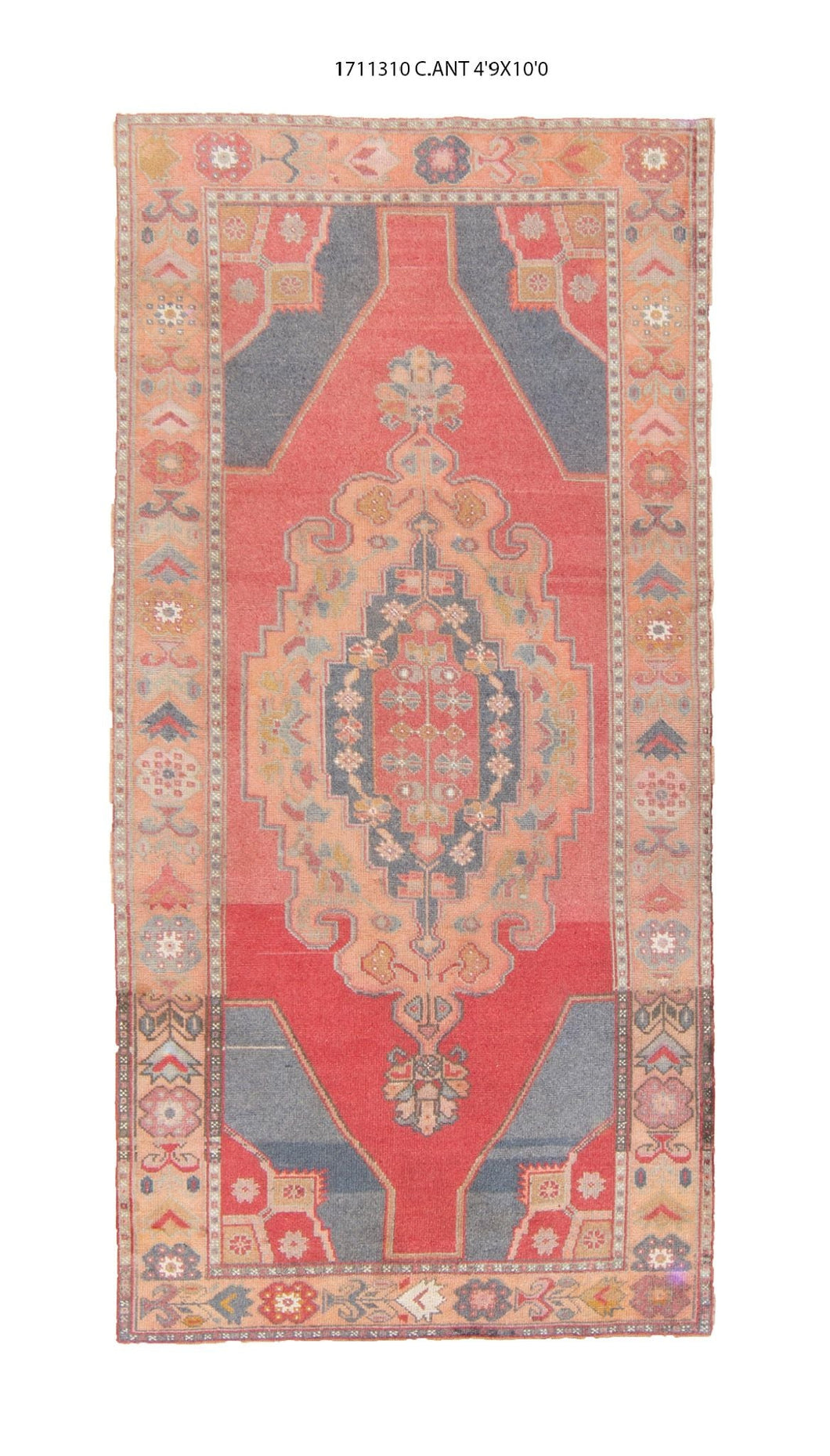 5x10 Old & Vintage Turkish Area Rug