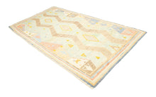 5x10 Yellow Modern Oushak Area Rug