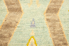 5x10 Yellow Modern Oushak Area Rug