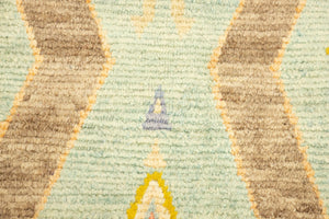 5x10 Yellow Modern Oushak Area Rug