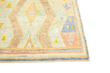 5x10 Yellow Modern Oushak Area Rug