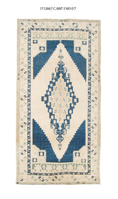 5x11 Old & Vintage Turkish Area Rug