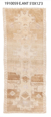 5x12 Old & Vintage Turkish Area Rug