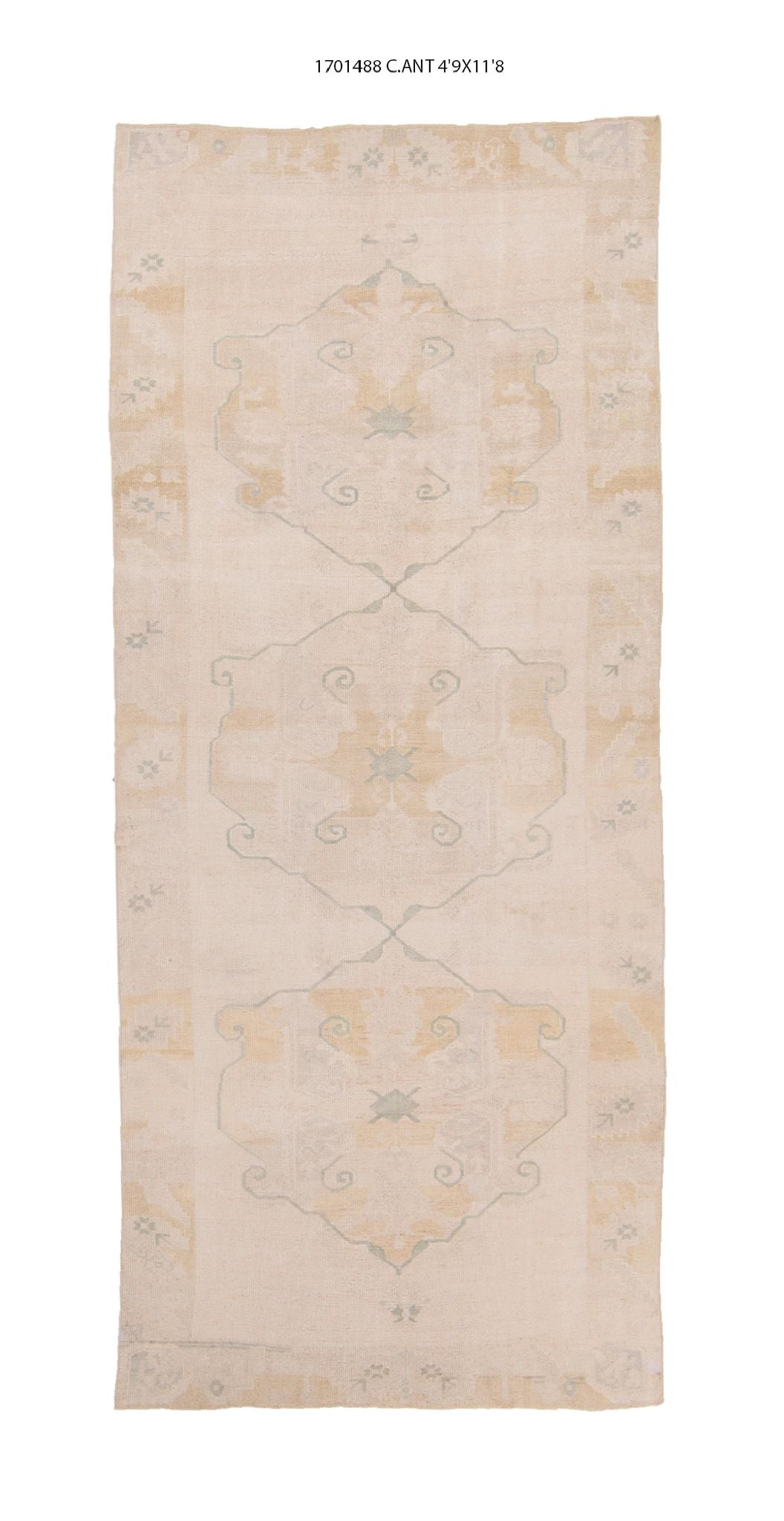 5x12 Old & Vintage Turkish Area Rug