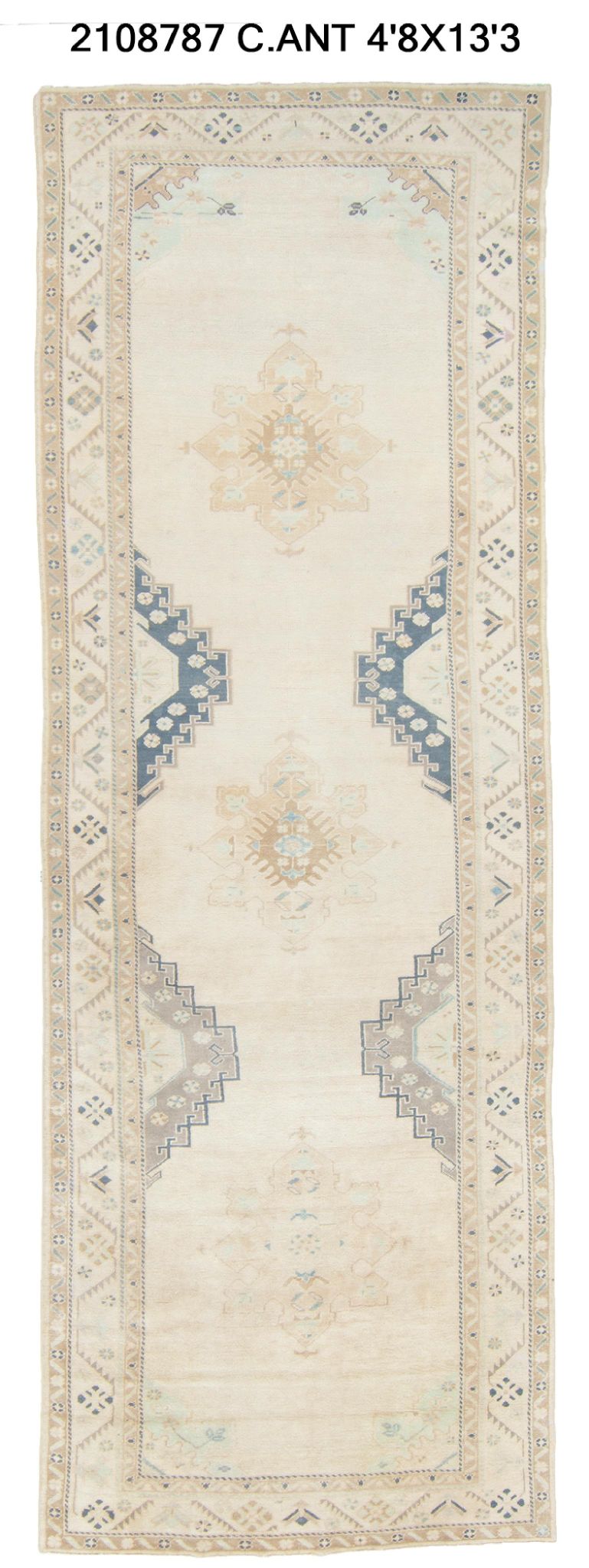 5x13 Old & Vintage Turkish Area Rug