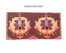 5x2 Old & Vintage Turkish Area Rug