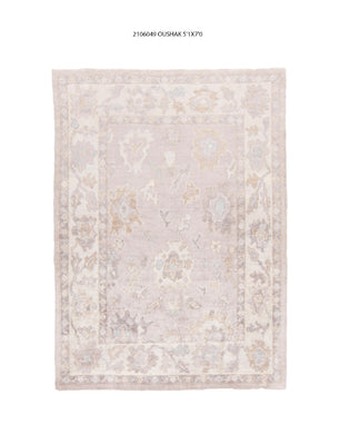 5x7 Modern Oushak Area Rug