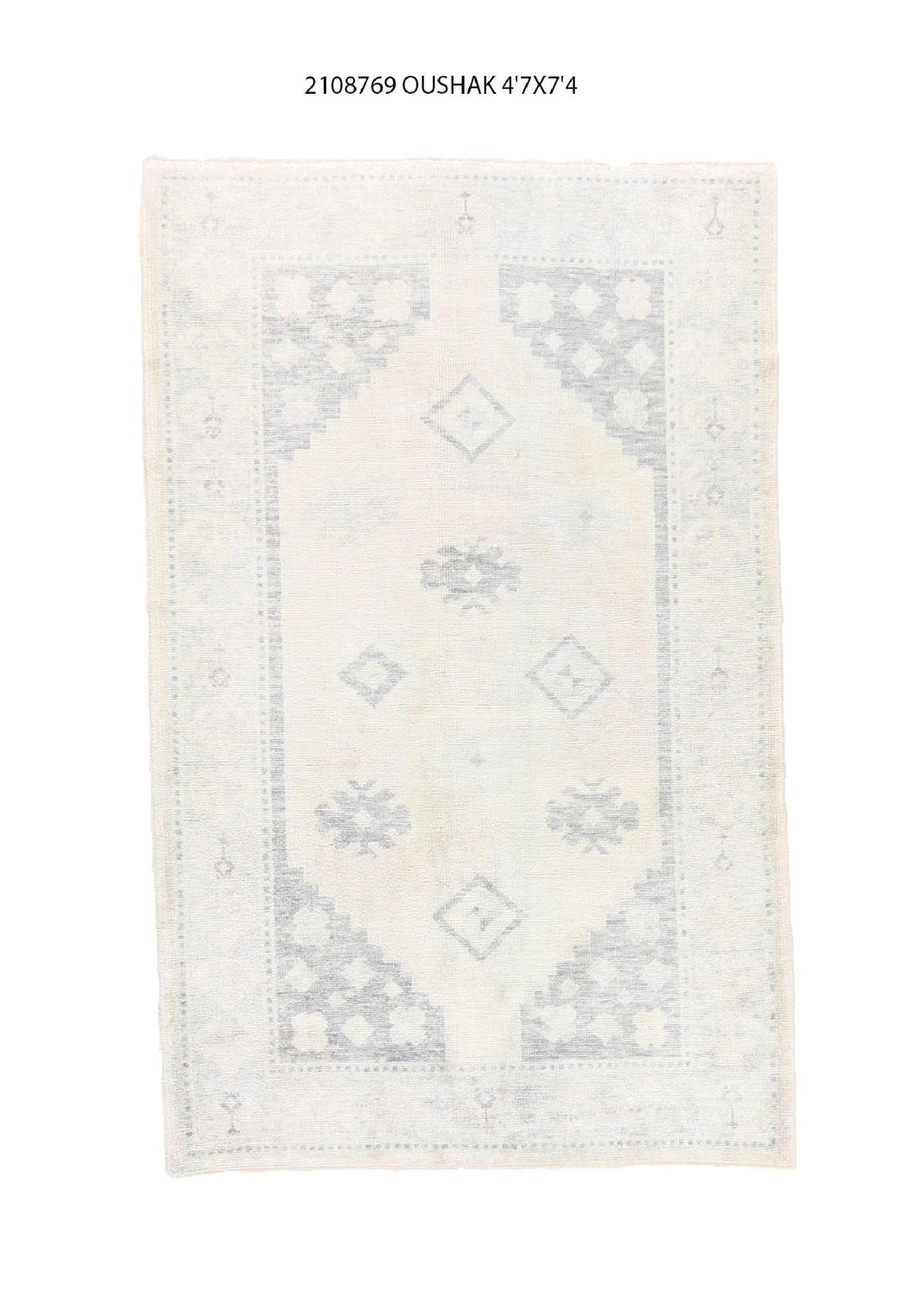 5x7 Modern Oushak Area Rug