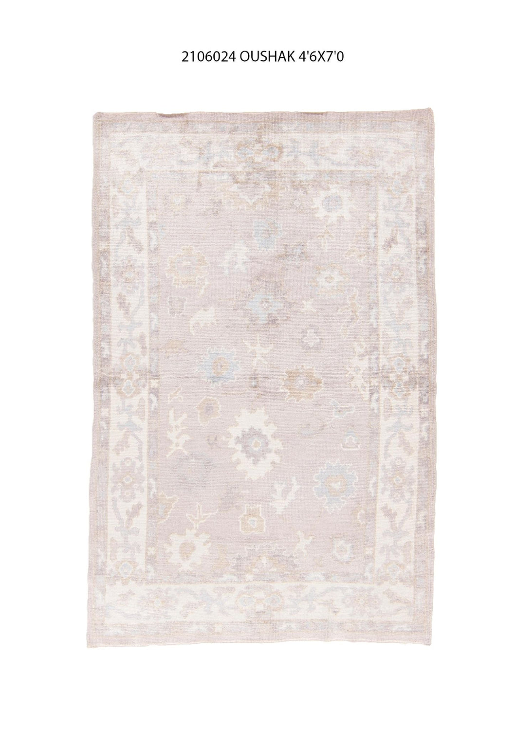 5x7 Modern Oushak Area Rug