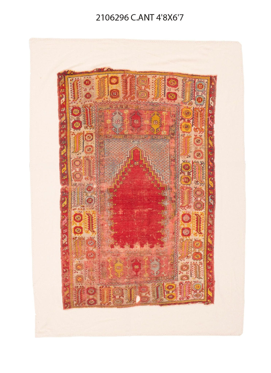 5x7 Old & Vintage Turkish Area Rug
