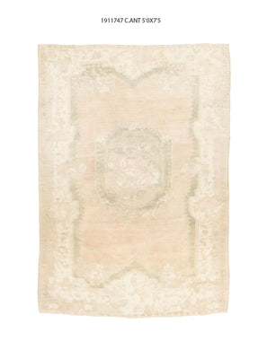 5x7 Old & Vintage Turkish Area Rug