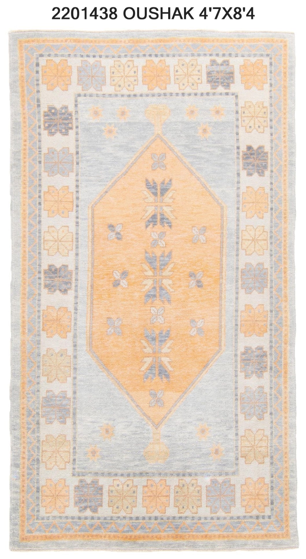 5x8 Modern Oushak Area Rug