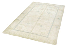 5x9 Beige Old & Vintage Turkish Area Rug