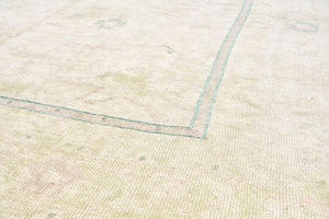 5x9 Beige Old & Vintage Turkish Area Rug