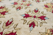5x9 Beige Old & Vintage Turkish Area Rug