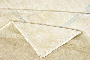 5x9 Beige Old & Vintage Turkish Area Rug