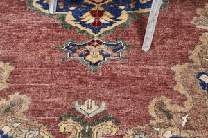 5x9 Blue Vintage Turkish Area Rug