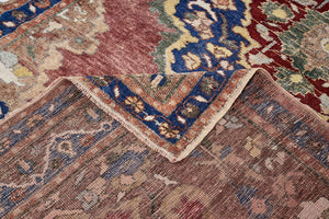 5x9 Blue Vintage Turkish Area Rug