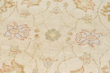 5x9 Ivory & White Modern Oushak Area Rug