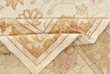 5x9 Ivory & White Modern Oushak Area Rug
