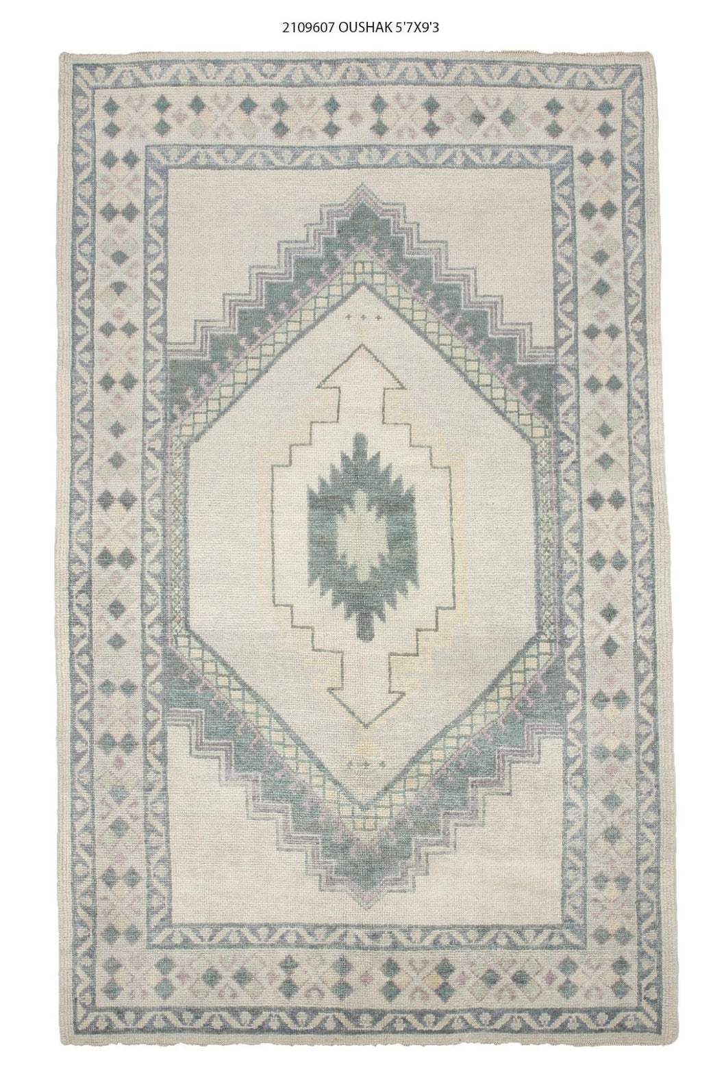 5x9 Modern Oushak Area Rug