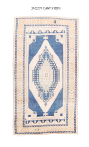 5x9 Old & Vintage Turksih Area Rug