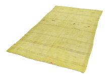 5x9 Yellow Vintage Turkish Area Rug