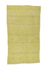 5x9 Yellow Vintage Turkish Area Rug
