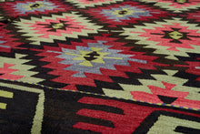 6x10 Colorful Old & Vintage Turkish Area Rug