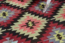 6x10 Colorful Old & Vintage Turkish Area Rug