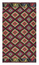 6x10 Colorful Old & Vintage Turkish Area Rug