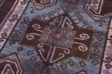 6x10 Colorful Vintage Turkish Area Rug