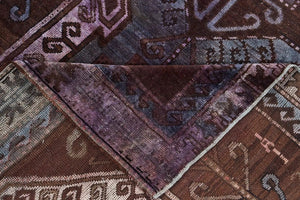 6x10 Colorful Vintage Turkish Area Rug