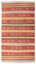 6x10 Colorful Vintage Turkish Area Rug