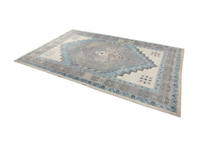 6x10 Modern Oushak Area Rug