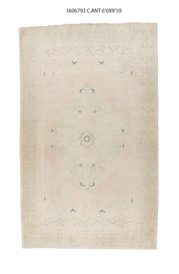 6x10 Old & Vintage Turkish Area Rug