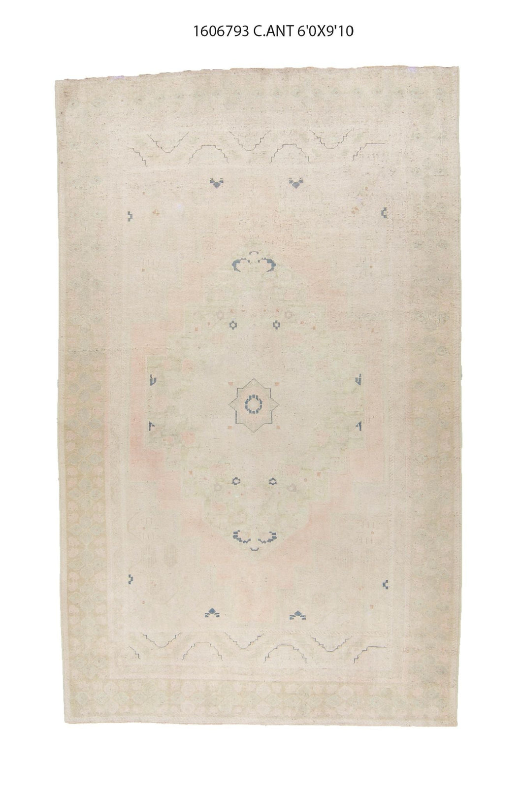 6x10 Old & Vintage Turkish Area Rug
