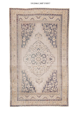 6x10 Old & Vintage Turkish Area Rug
