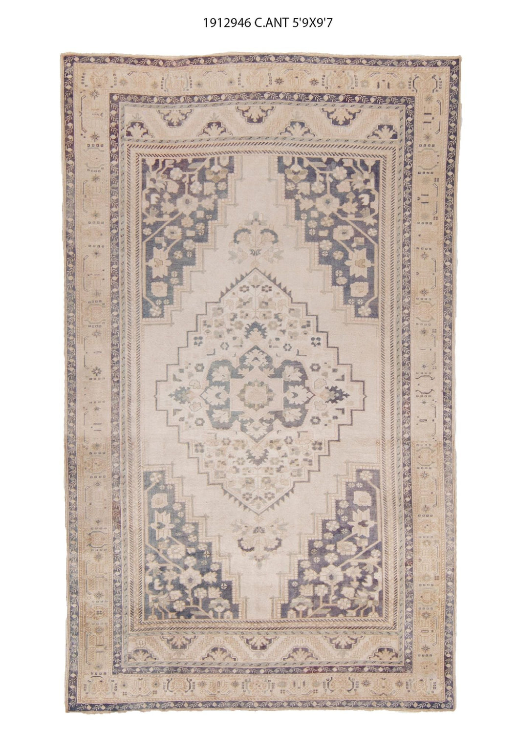 6x10 Old & Vintage Turkish Area Rug