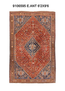 6x10 Old & Vintage Turkish Area Rug