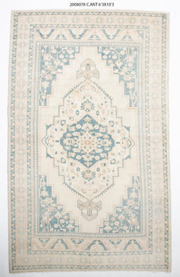 6x10 Old & Vintage Turkish Area Rug