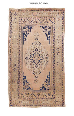 6x10 Old & Vintage Turkish Area Rug