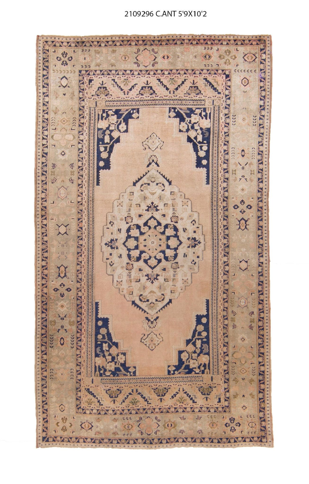 6x10 Old & Vintage Turkish Area Rug