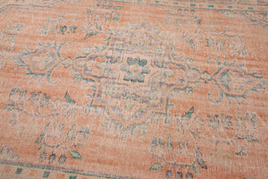 6x11 Colorful Old & Vintage Oushak Area Rug