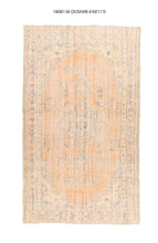6x11 Colorful Old & Vintage Oushak Area Rug