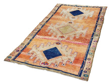 6x11 Colorful Old & Vintage Turkish Area Rug