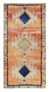 6x11 Colorful Old & Vintage Turkish Area Rug
