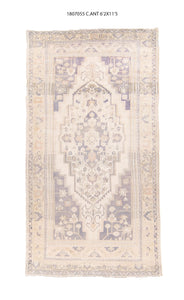 6x11 Old & Vintage Turkish Area Rug