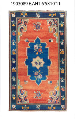 6x11 Old & Vintage Turksih Area Rug