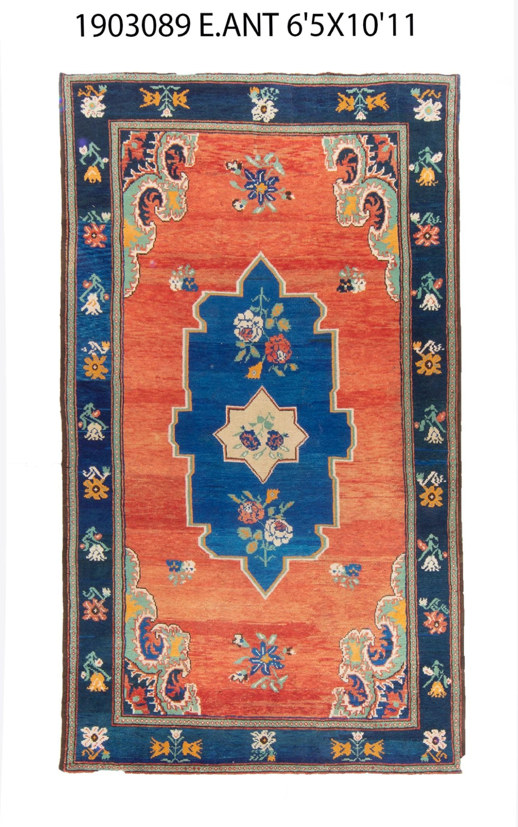 6x11 Old & Vintage Turksih Area Rug